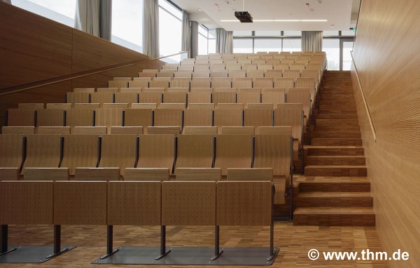 New Chemistry, JLU Gießen: small auditory, lower view; photo 1: Gerhardt
