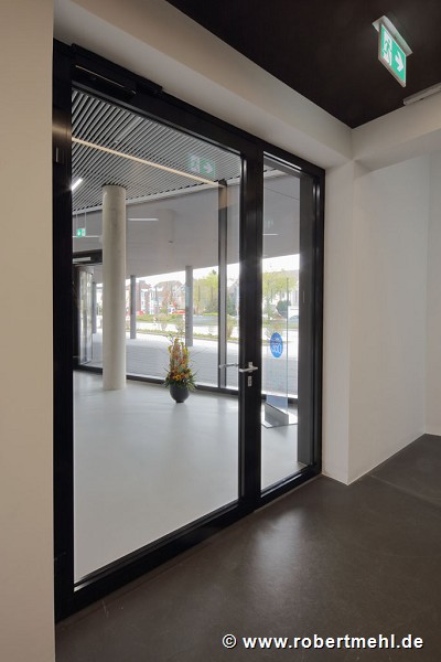 Saint-Gobain: southern staircase-view to main-entrance