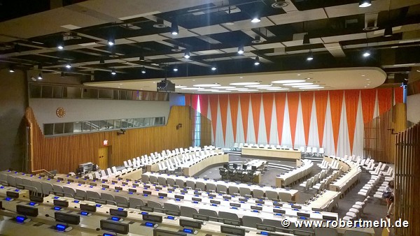 UN-Haedquarters: Economic and Social Council inside Conference Building, fig. 1