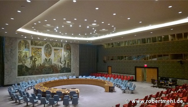 UN-Haedquarters: Security Council inside Conference Building, fig. 1