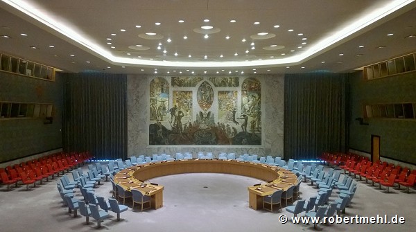 UN-Haedquarters: Security Council inside Conference Building, fig. 2