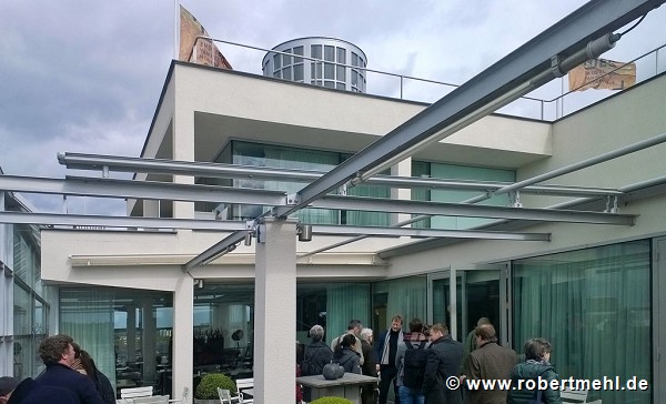 Glaspaleis Heerlen: former owner-penthouse, today a roof-top restaurant