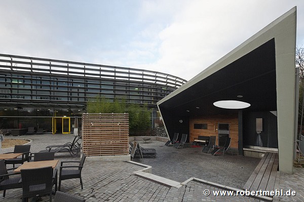 Lentpark: outside sauna