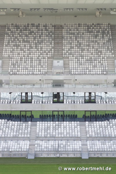 Matmut-Atlantique: eastern stand, zoomed