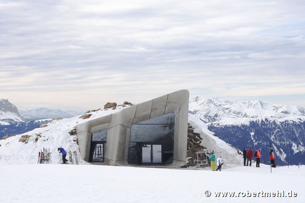 Messner Mountain Museum: entrance façade on east-site, in total