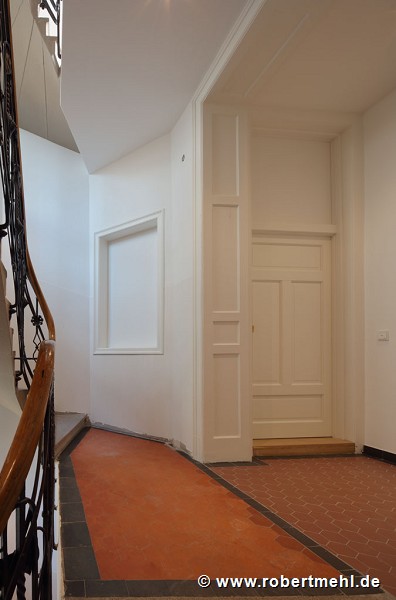 Röte-streetquarter-housing, historic refurbishment: 1st stair-house, fig. 1