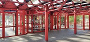Aachen University Hospital: vestibule behind carousel-door