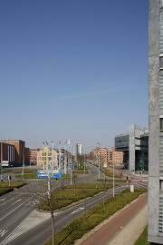 Buildings and their architects (left beginning): Rossi, NAi, Siza, Hertzberger. Rechts stark angeschnitten: Das Projekt von Wiel Arets