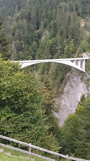 Richard Coray: Westansicht Salginatobelbücke ohne Baum