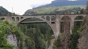 Richard Coray: Soliser Viadukt der Rhätischen Eisenbahn von 1903