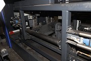 The inner 400 x 400 x 300 mm working area of the Vernet Behringer marker-milling-saw-drilling unit