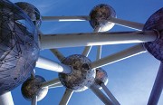 exterior detail, Atomium, Brussels, B