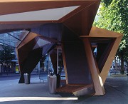 bus-stop at the Elisen fountain, Aachen, D