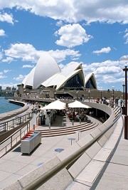 opera & harbour promenade, Sydney, AUS