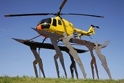 yellow-angels-monument of ADAC, Kamen motorway crossing, D