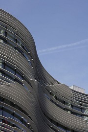 façade detail of Kö-Bogen, Düsseldorf, D]