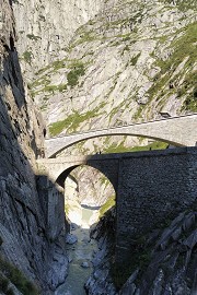 Devil's bridge(s) at Gotthard-pass, CH