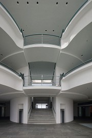Central staircase cylinder, Federal Chancellery, Berlin, D