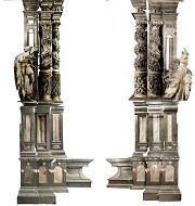 flanks of high altar, lower half