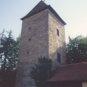 Stork Tower, Stein: south-western view of spire