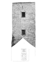 Stork Tower, Stein: maesurement image southern façade