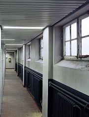 bare-foot corridor, small hall, first floor