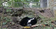 Hanbruch manor: southern view entrance-bridge, isolated