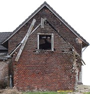 Kuckesrath Manor: Measurement image of the north-western bakehouse gable wall