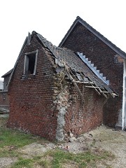 Kuckesrath Manor: Perspective view of the bakehouse from the west